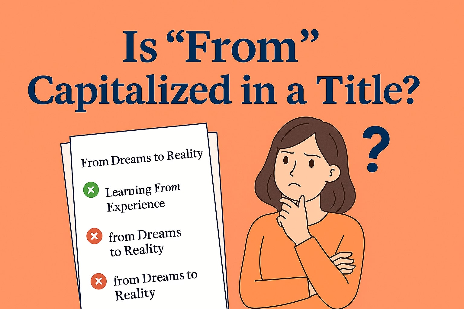 Is ‘From’ Capitalized in a Title? Simple Rules & Examples